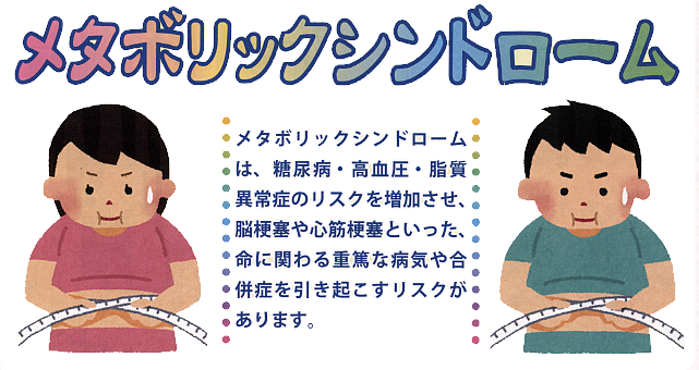 メタボリックシンドローム
イラスト