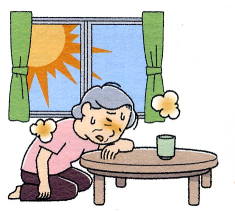 熱中症イラスト